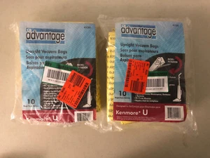 (2) Sears Kenmore Upright Vacuum Bags Type For U- 10 bags Micro Filtration - Picture 1 of 3
