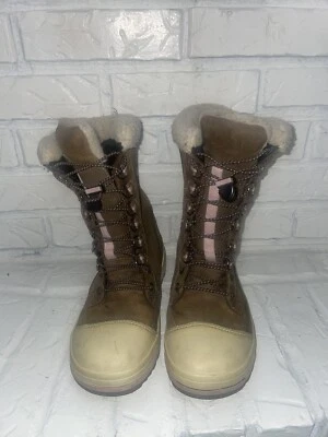 Keen Snow Rover Mujer Marrón Lona y Cuero Botas Impermeables Talla 7.5 Foto 1 de 4