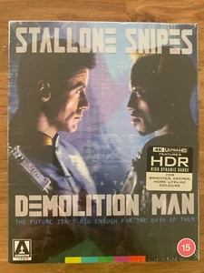 Demolition Man 4K UHD LIMITED EDITION Ultra HD Blu ray Arrow Video SEALED UK - Picture 1 of 2