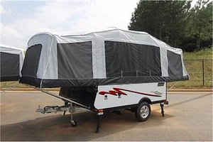 Pop Up Camper Graphic Stripe 2 Colors 7ft Vinyl Decal Stickers RV Trailer - Picture 1 of 1
