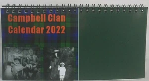 (2022} A Campbell Clan Calendar Desktop Flip 4" x 8" - Bild 1 von 12
