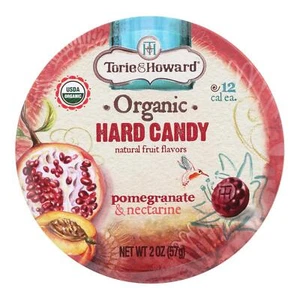 Torie And Howard Organic Hard Candy - Pomegranate And Nectarine - 2 Oz - Case Of - Picture 1 of 1