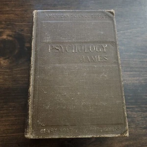 Psychology. American Science Series, Briefer Course by William James 1892 - Imagen 1 de 11