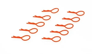 EDS Racing Products clips de cuerpo grande para escala 1/10 (rojo fluorescente) (10 piezas) - Imagen 1 de 1