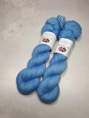 Corriedale DK Gewicht Garn, 100 g, Baby Blau - Bild 1 von 4