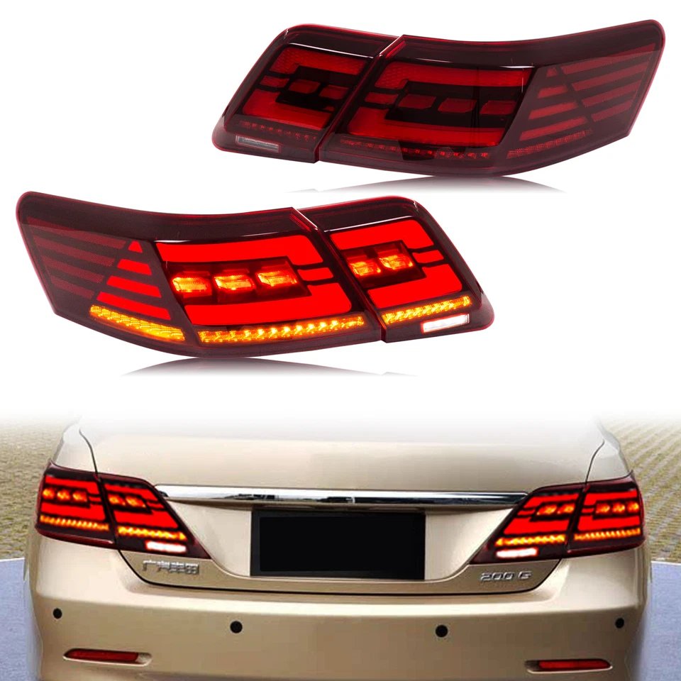 Conjunto de luces traseras LED rojas para Toyota Camry 2007-2011 Foto 1 de 4