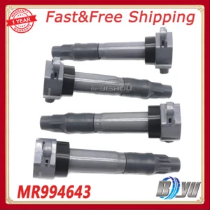 Set of 4 Ignition Coils UF532 for Mitsubishi Eclipse Galant Lancer 2.4L MR994643 - Bild 1 von 12