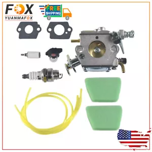 Carburetor Air Fuel Filter For Craftsman 18 42cc 545081885 Chainsaw WT-89 2050 - Picture 1 of 8