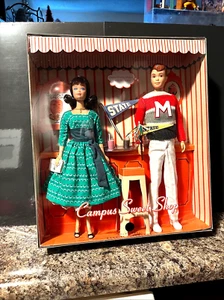 Barbie Campus Sweet Shop Gold Label Vintage Doll Set - Picture 1 of 7