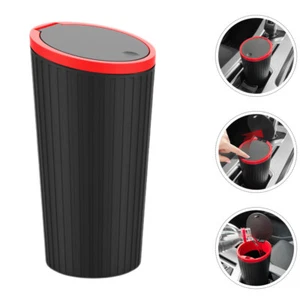 Car Trash Can Vehicle Waste Holder Trash Bin Portable Mini Dustbin Automotive - Picture 1 of 12