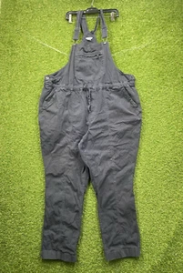 Duluth Trading Overalls Womens 2X Reg Heirloom Gardening Gray Ripstop Workwear - Picture 1 of 10