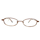 Unbranded WM 5025 BR Brown Oval Full Rim Eyeglasses Frames 50[]18 135 mm c15