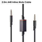 Ersatzkabel Inline Mute Cord Gaming Headsets für Astro A10 A40 Xbox PS4