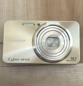 Sony Cyber shot DSC-W570 16.1MP 5x Compact Digital Camera Gold F/S From Japan - Picture 1 of 8