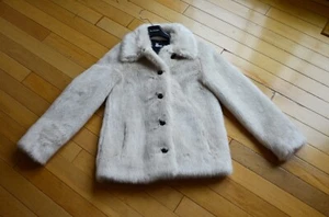 The Kooples White faux fur coat Size 1 US XS - Picture 1 of 12