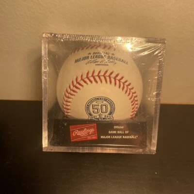 RAWLINGS 1961 - 2011 Los Angeles Angels 50-летие MLB бейсбол новый - куб - Изображение 1 из 4