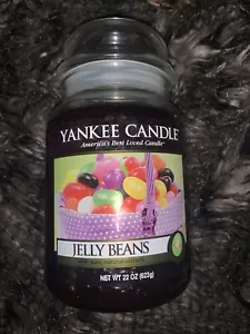 Yankee Candle JELLY BEANS Barattolo Grande 22 oz Edizione da Collezione 💎 MOLTO RARO HTF - Foto 1 di 1