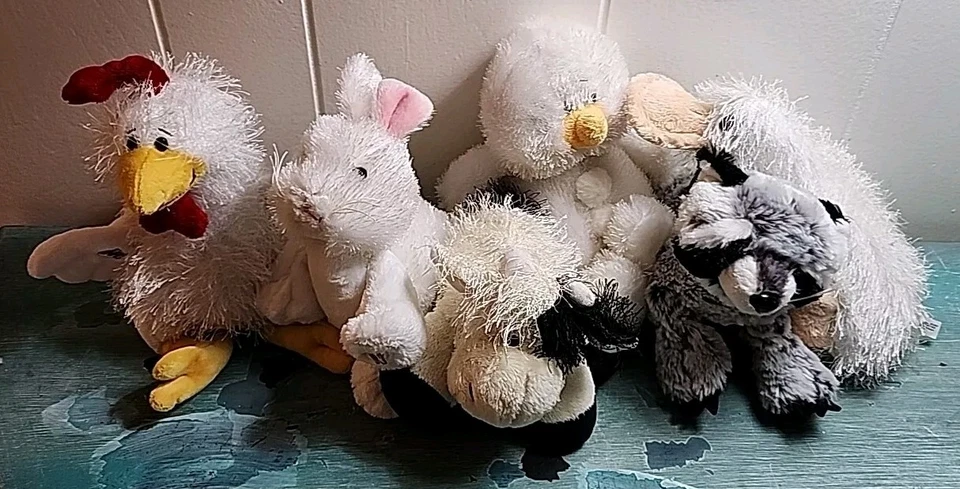 Webkinz Lot 6. Barn Yard Animals No Codes  - Image 1 of 1