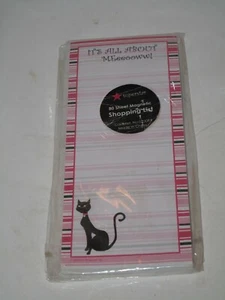 NOTEPAD w/magnet -- It's All About MEeeoooww! Cat Notes. ... 3-3/4" x 9" - Picture 1 of 2