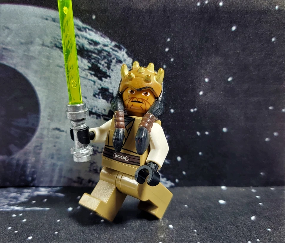 LEGO Star Wars Clone Wars Minifigure Eeth Koth sw0332 Jedi For Republic Frigate - Image 1 of 1