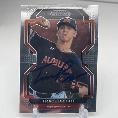 2022 Prizm Draft Picks Prizm #PDP137 TRACE BRIGHT Baltimore Orioles Signed - Image 1 of 3