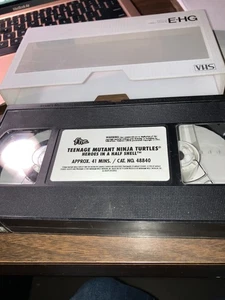 Vintage 1988 Teenage Mutant Ninja Turtles Heroes in a Half Shell VHS Video Tape - Picture 1 of 2