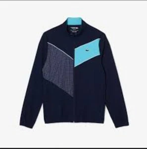 Chándal deportivo de fútbol Lacoste chaqueta azul cremallera completa sudadera para hombre’s L atlético - Imagen 1 de 11