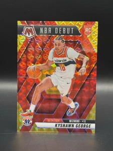 KYSHAWN GEORGE - 2024-25 Mosaic Basketball - CHOICE FUSION RED & YELLOW /75 - RC - Picture 1 of 3