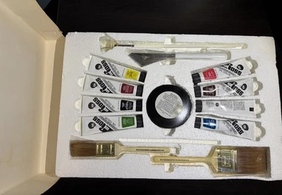 Juego de pintura al óleo Bob Ross Master vintage caja abierta nuevo - completo R6510 Foto 1 de 4