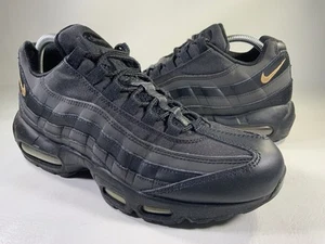Nike Air Max 95 Hidden Reflective Black Metallic Gold Mens Size 9 924478-003 - Picture 1 of 9