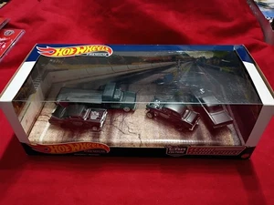 Hot Wheels Car Culture Team Transport Black Hole 4-Piece Box Set Gasser Nova - Picture 1 of 5