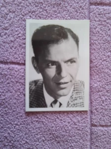 ANON PLAIN BACK TRADE CARD M SIZE - #un numbered FRANK SINATRA  GD/VG - Picture 1 of 2