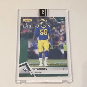 2018 Panini Instant Green #402 Cory Littleton Los Angeles Rams NFC Champs #7/10 - Picture 1 of 2