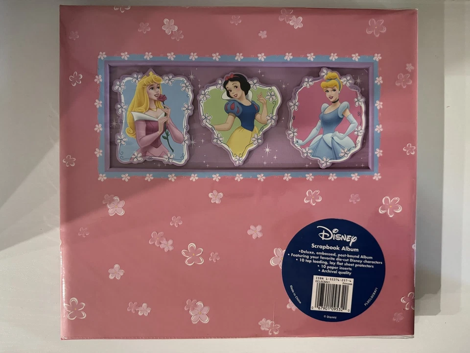 ÁLBUM ÁLBUM DE RECORTES PRINCESA DISNEY-Sandylion-12x12 protectores de hoja-post-encuadernado Foto 1 de 2