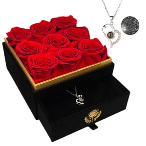 Rosas Eternas de Lujo - Rosas Conservadas Reales que Duran 3 Años - Te Quiero Ne... - Imagen 1 de 9