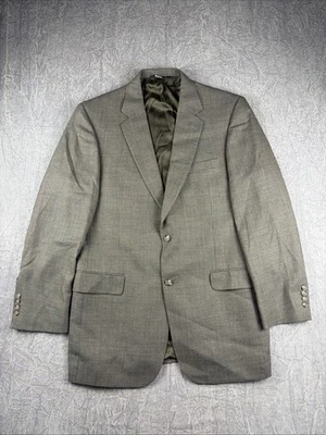 Jos A Bank Men’s 42L 100% Wool Houndstooth Blazer Sport Coat Jacket Gordon - Image 1 of 4