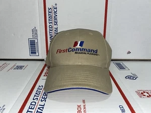 First 1st Command Financial Planning Baseball Cap Dad Hat Vtg Military USA Co. ! - Picture 1 of 5