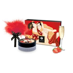 Shunga Erotic Art Kissable Strawberry Body Massage Powder, New - Picture 1 of 4