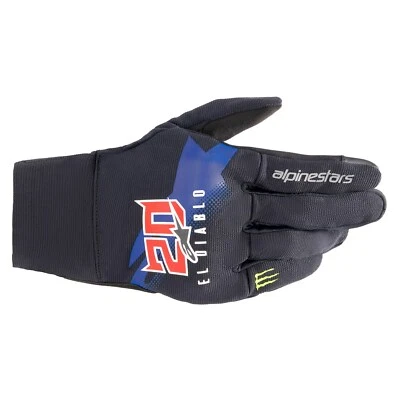 Handschuhe Alpinestars FQ20 Reef Gloves black blue kurze Motorradhandschuhe - Bild 1 von 3