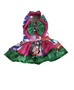 Handmade Christmas Dog Dress Xs  Dog Clothes  - Picture 1 of 3
