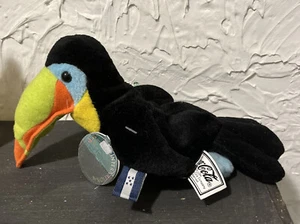 Coca-Cola International Collection Toucan Beanie Plush 1999 Honduras NWT - Picture 1 of 6