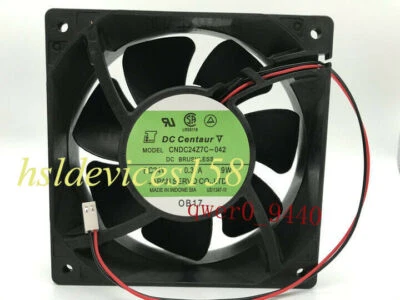 Ventilador inversor ventilador de refrigeración 2 hilos 1 pieza SERVO CNDC24Z7C-042 DC24V0.37A 9W VACON Foto 1 de 4