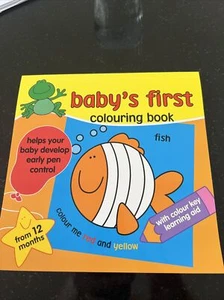 Primer libro para colorear de bebé cocodrilo - color clave para colorear - Imagen 1 de 5