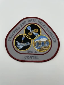 NASA Patch TDRS 4 CONTEL Tracking and Data Relay Satellite NASA EMPLOYEE OWNED - Picture 1 of 2