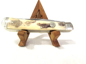 Rough Rider RR1406 Appaloosa Handle 2 Blade Trapper Folding Pocketknife - Picture 1 of 7