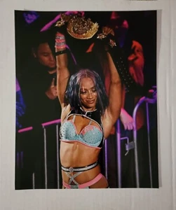 Mercedes Moné Sasha Banks 8x10 photo WWE AEW New Japan Tile Belt - Picture 1 of 3
