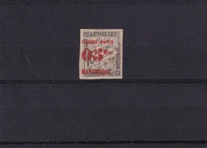 SA25f Martinique 1891 French Colonies Postage Due surcharged imperf stamps - Picture 1 of 1