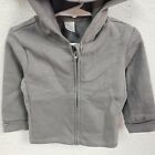 Hanes unisex baby Ultimate Zippin Fleece Hoodie Sweatshirt, Dark Gray, 18-24 M