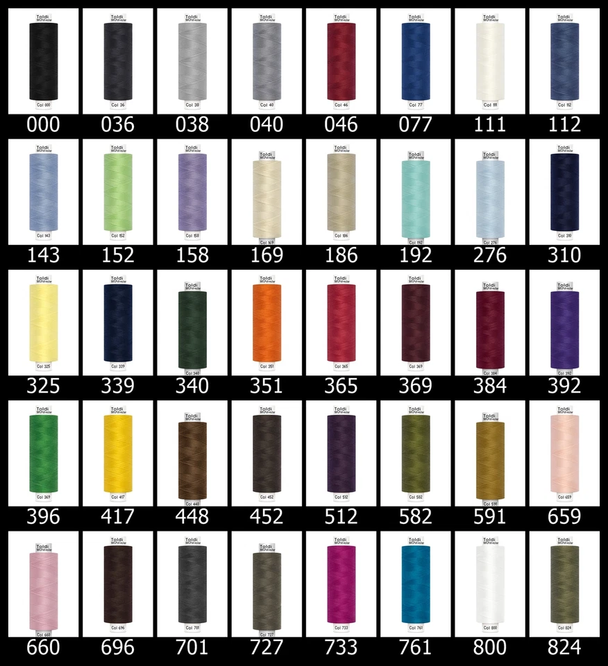 Gütermann Toldi Allesnäher Nähgarn 500 Meter (freie Farbwahl) (0,34 EUR/100 m) - Bild 1 von 1