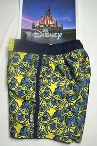 Disney Store Star Wars The Madalorian Baby Yoda Swim Shorts Boys Size 4-Bin260 - Picture 1 of 9